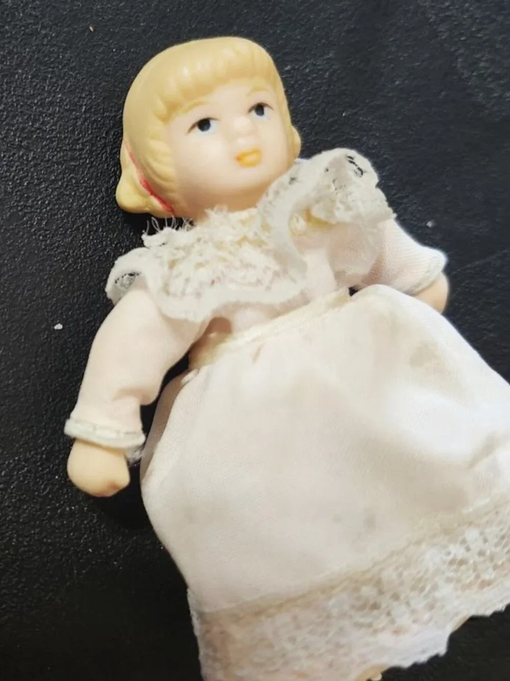 Vintage Porcelain Boy Girl dolls Victorian miniature brother sister couple